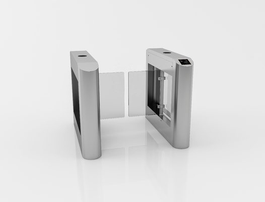 Indoor Lobby Entry Face Recognition Turnstile Single Direction With Security Entrance Detector