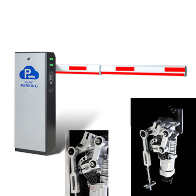 DC Brushless LPR Parking System , Automatic AC220V Parking Entrance Gate